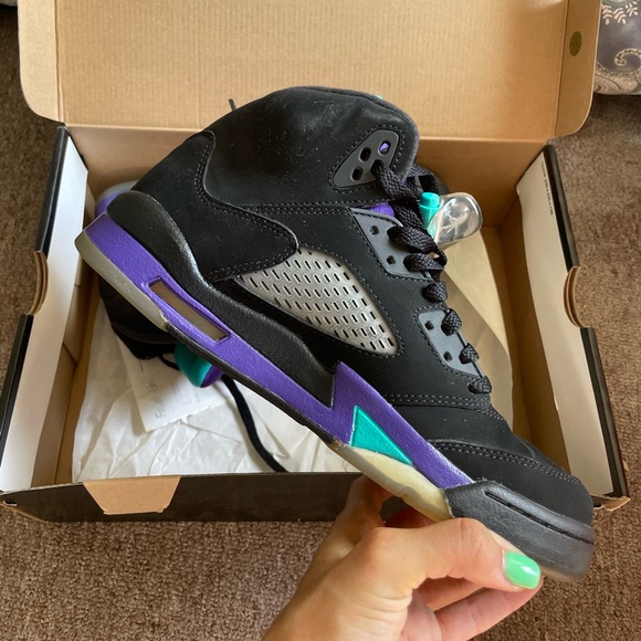 air jordan 5 retro black grape - Picture 4 of 7